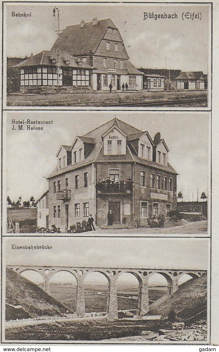 276-Butgenbach (Eifel)Bahnhof -Hotel Heinen-Eisenbahnbrucke - Butgenbach - Buetgenbach