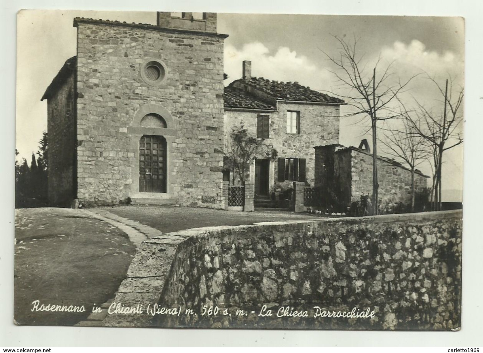 ROSENNANO IN CHIANTI ( SIENA )  LA CHIESA PARROCCHIALE - VIAGGIATA  FG - Siena