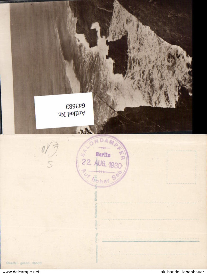 643683,Bordstempel Salondampfer Berlin 1930 - Ohne Zuordnung