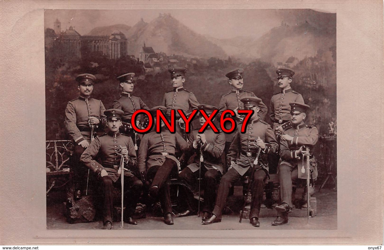 Carte Postale Photo Militaire Allemand ZABERN-SAVERNE (Bas-Rhin) Officiers Allemands - Saverne