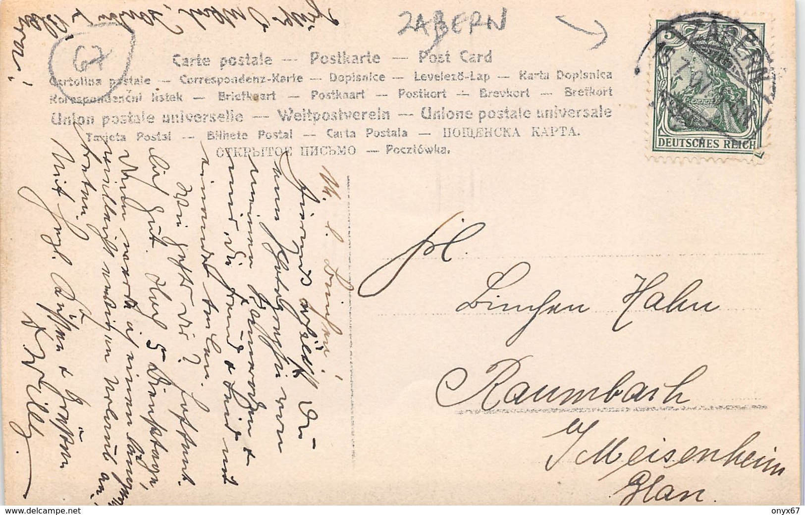 Carte Postale Photo Militaire Allemand ZABERN-SAVERNE (Bas-Rhin) Officiers Allemands - Saverne