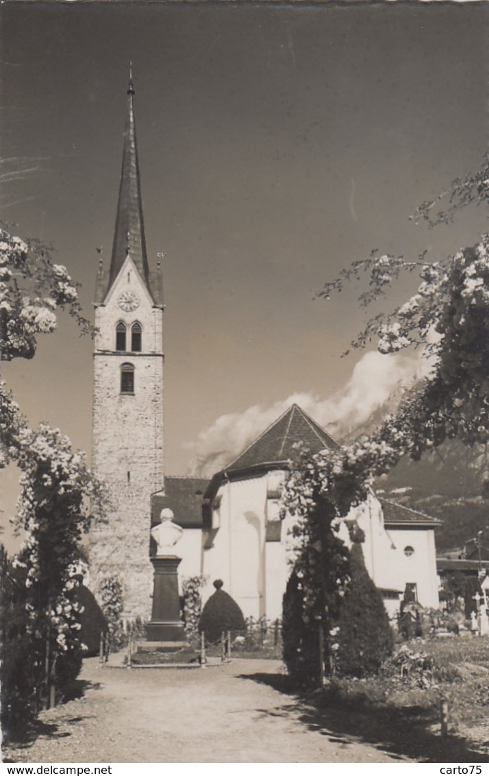 Suisse - Wallenstadt - Parc Eglise - Kirche Garten - 1949 - Sonstige & Ohne Zuordnung