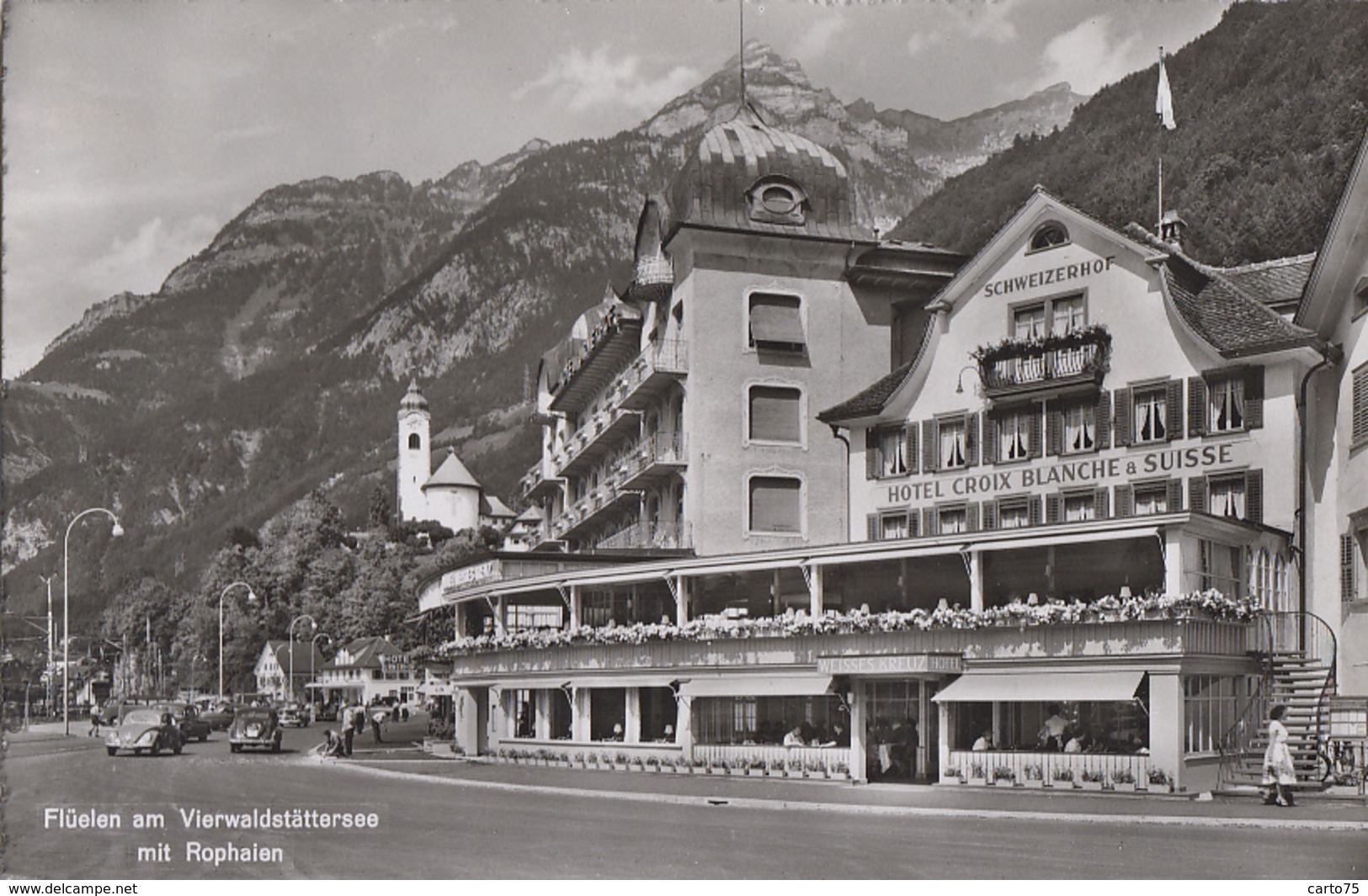 Suisse - Flüelen Am Vierwaldstättersee Mit Rophaien -  Hotels - Flüelen