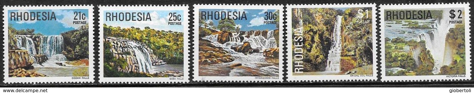 Rodesia/Rhodésie: Cascate Diverse, Different Waterfalls, Différentes Cascades - Geografia