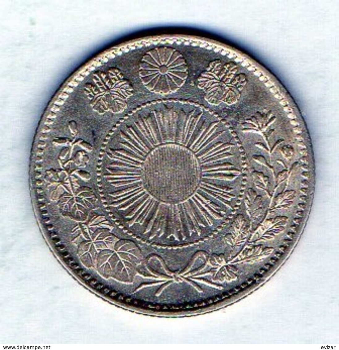 JAPAN, 20 Sen, Silver, Year 4 (1871), KM #3 - Japón