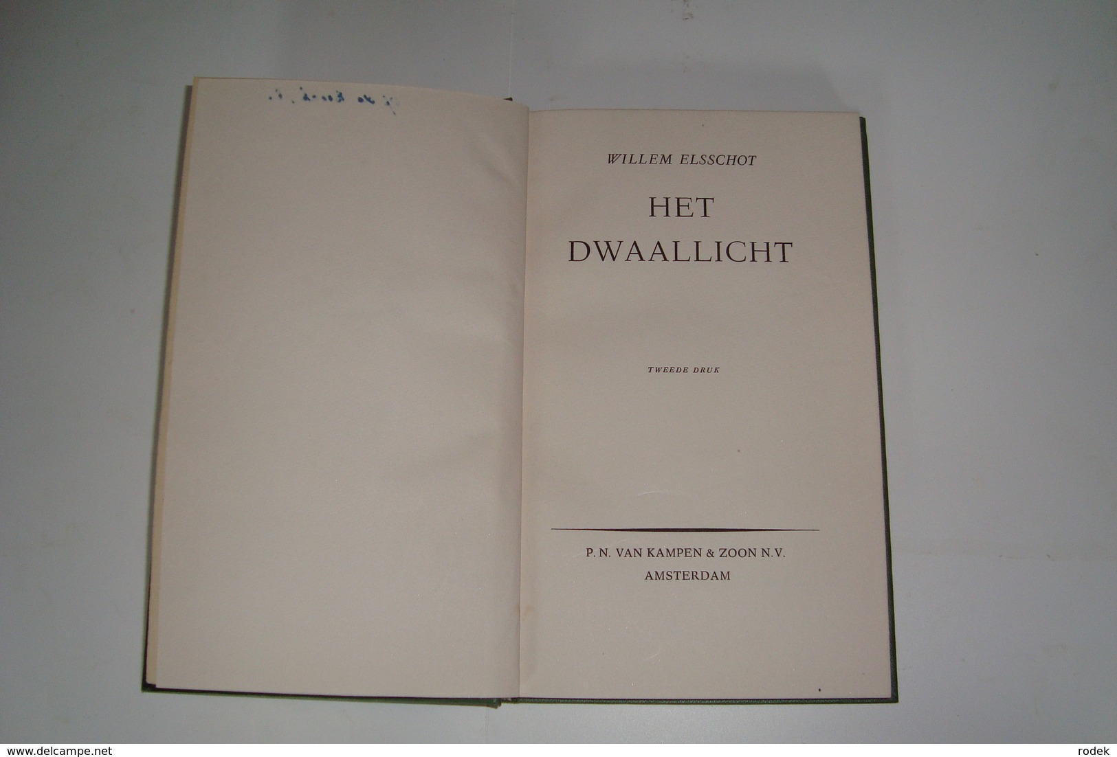 Willem Elsschot : Het Dwaallicht ( 2e Druk ) - Literatuur