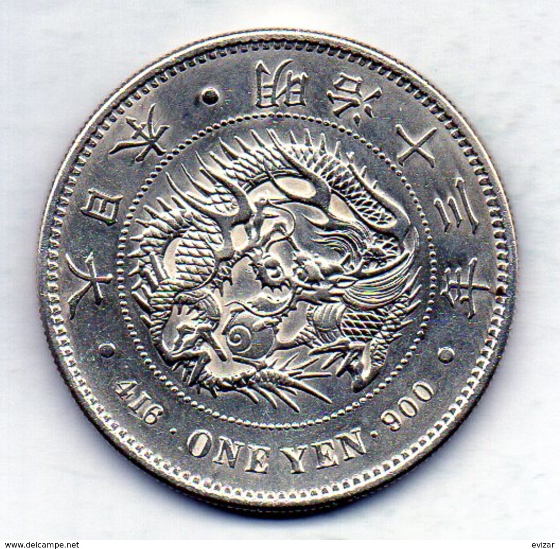 JAPAN, 1 Yen, Silver, Year 13 (1880), KM #25.1 (Résidus, Traces De Soudure - Residues, Solder Traces). - Japón