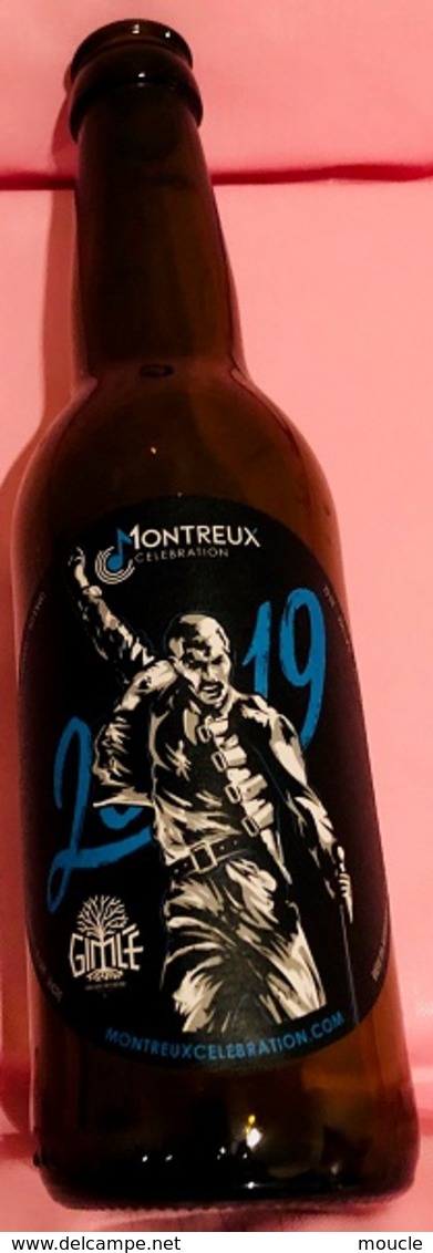 BOUTEILLE DE BIERE VIDE - MONTREUX 2019 - FREDDIE MERCURY - QUEEN - MONTREUX CELEBRATION.COM -BEER-BIER-FLASCHE-BOTTLE - Cerveza