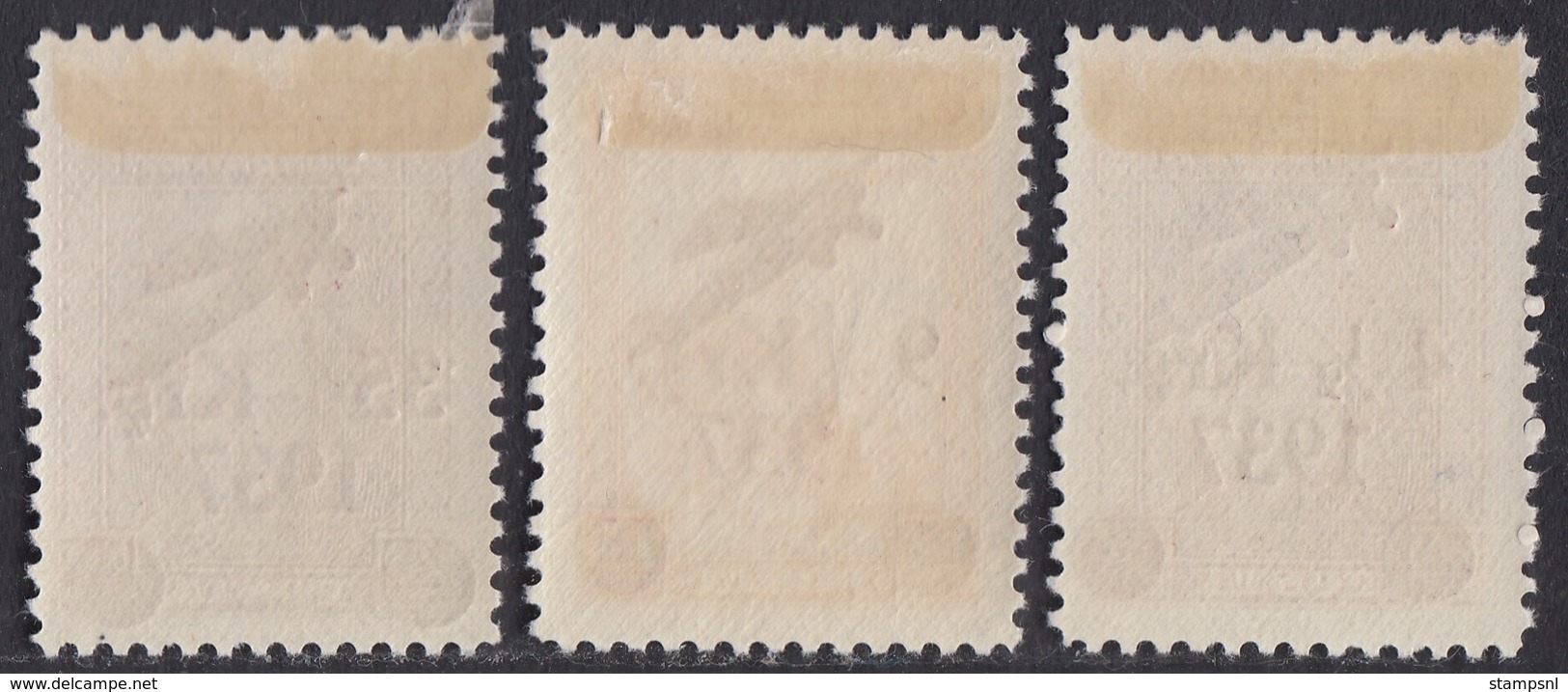 Turkey - 1938 - 4.5k-35k Airmail Yv. 6-8 - MH - 1934-39 Sandschak Alexandrette & Hatay