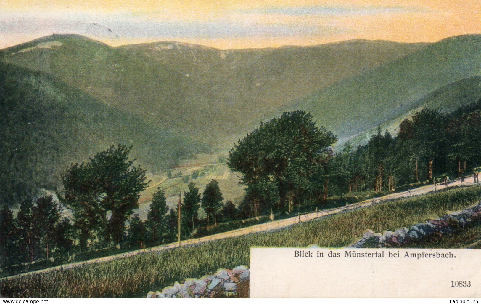 CP Allemagne Bade Wurtemberg Gernsbach Blick In Das Münstertal Bei Ampfersbach - Gernsbach