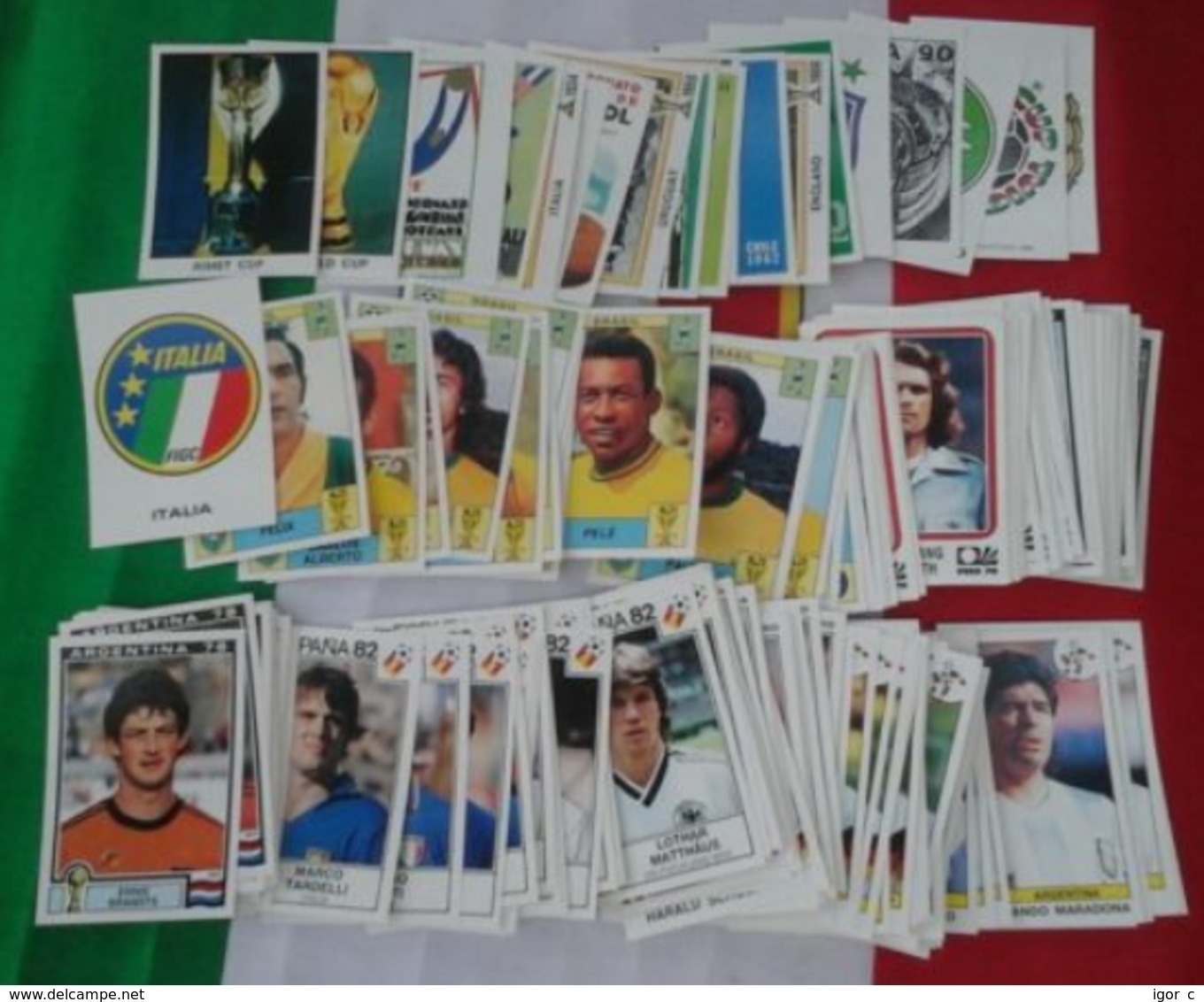 Panini FIFA World Cup  Story 1990  COMPLETE SET 228 Stickers Copa Del Mondo; World Cup Finalists From 1970, Posters,... - Other & Unclassified