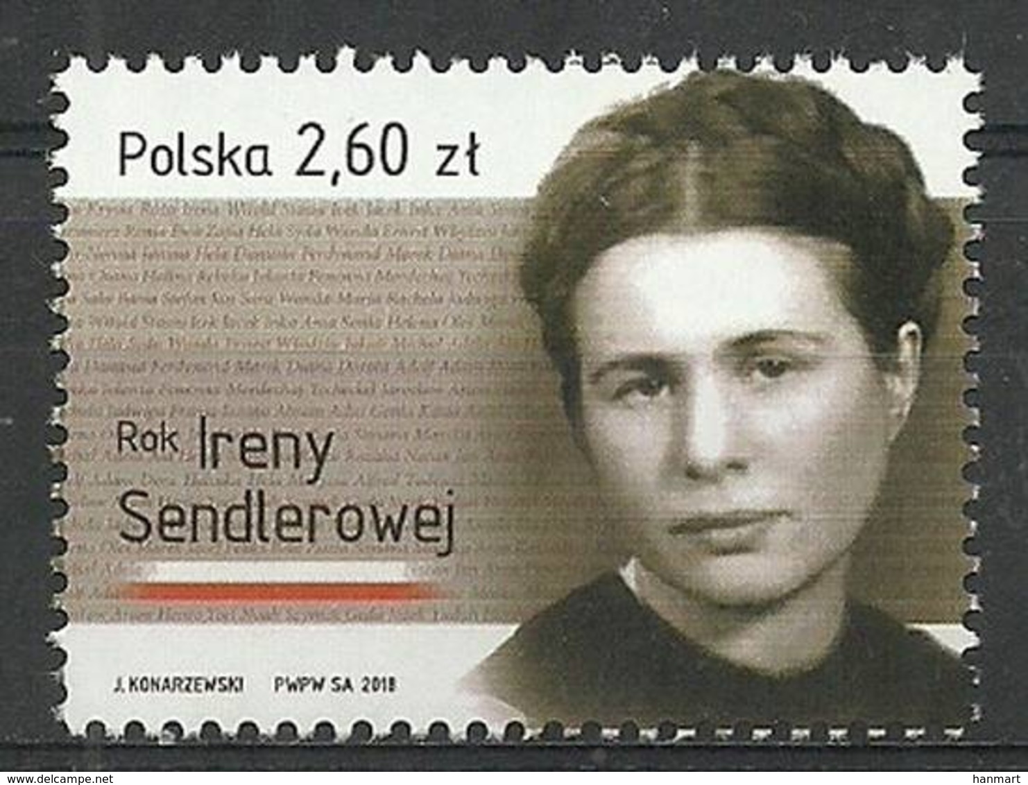 Poland 2018 Mi 4980 Fi 4830 MNH ( ZE4 PLD4980 ) - Sonstige & Ohne Zuordnung