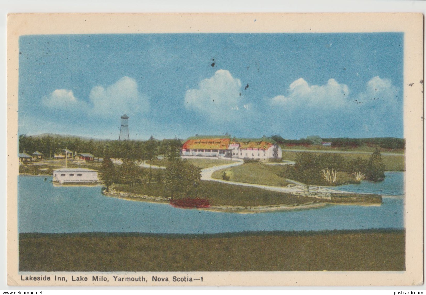 Yarmouth Nova Scotia 1949 Lakeside INN Postcard - Yarmouth