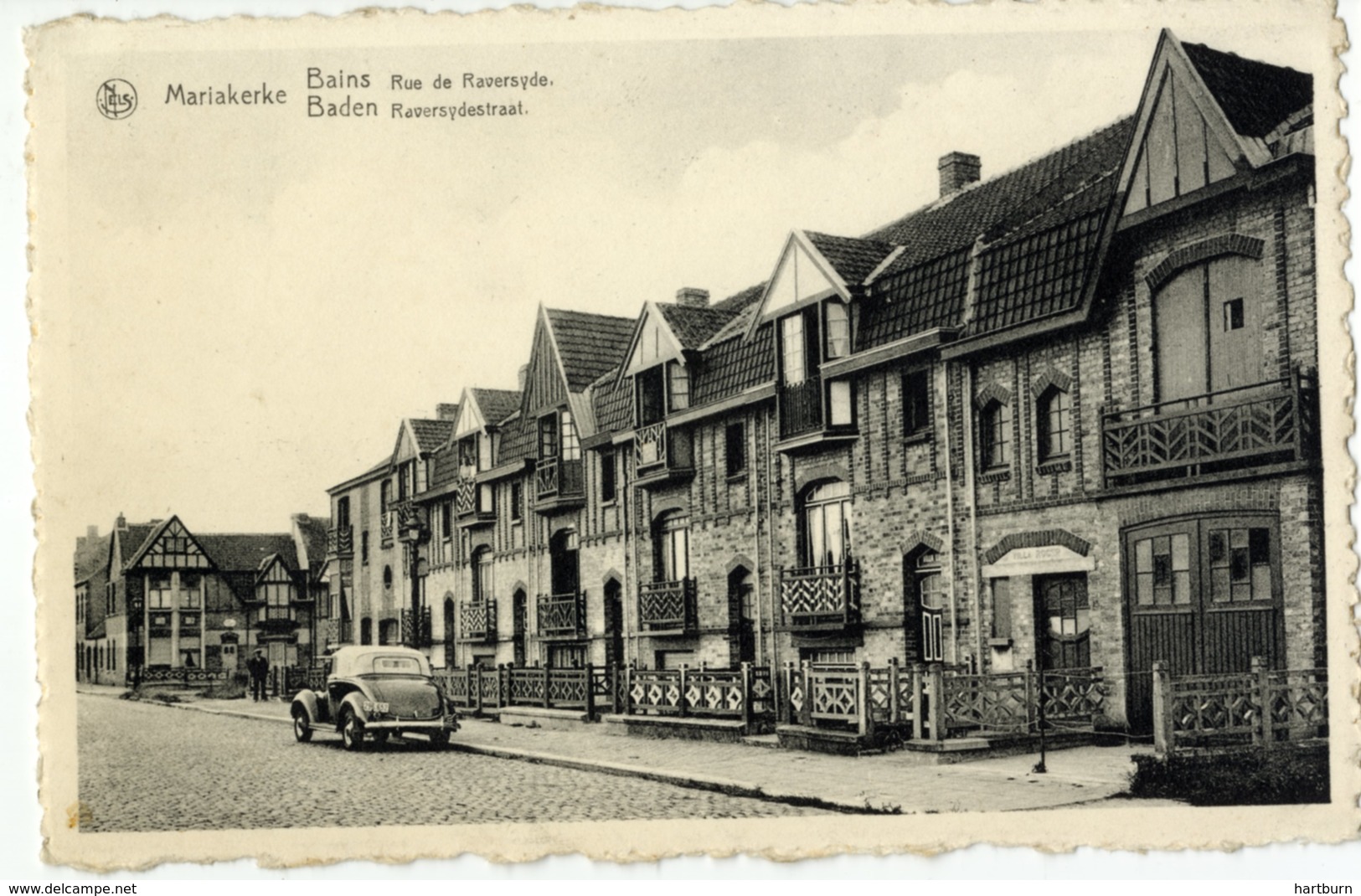 Rue De Raversyde (Raversydestraat). Mariakerke- Bains, Oostende - Ostende - Oostende