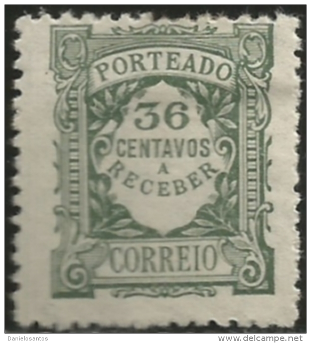 Portugal 1921-27  Postage Due D3 Mint Hinge Mark - Correo Postal