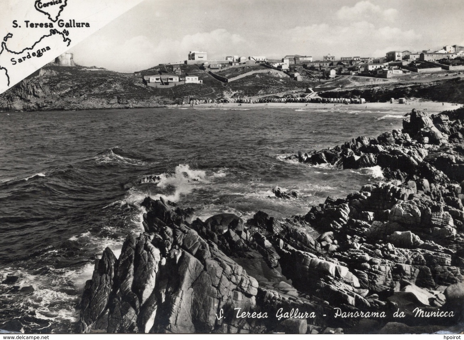 SANTA TERESA DI GALLURA - PANORAMA DA MUNICCA - VIAGGIATA 1960 - (rif. S07) - Altri & Non Classificati