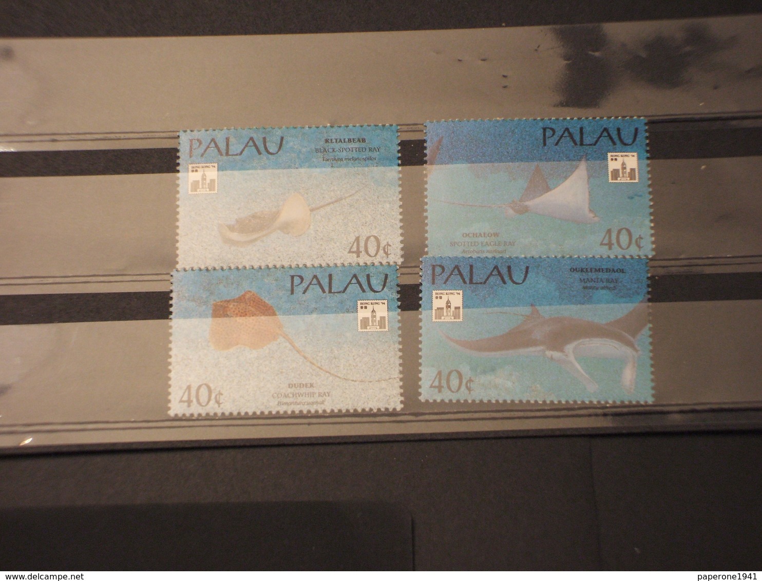 PALAU - 1994 PESCI 4 VALORI - NUOVI(++) - Palau