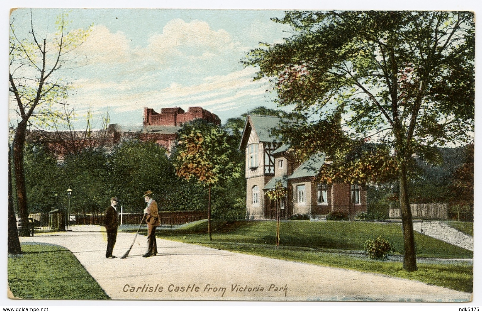 LAKE DISTRICT : CARLISLE CASTLE FROM VICTORIA PARK - Other & Unclassified