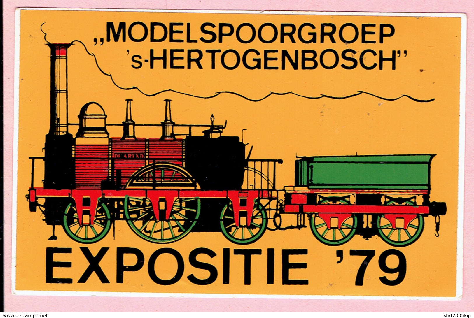 Sticker - MODELSPOORGROEP 's-HERTOGENBOSCH - EXPOSITIE 1979 - Stickers