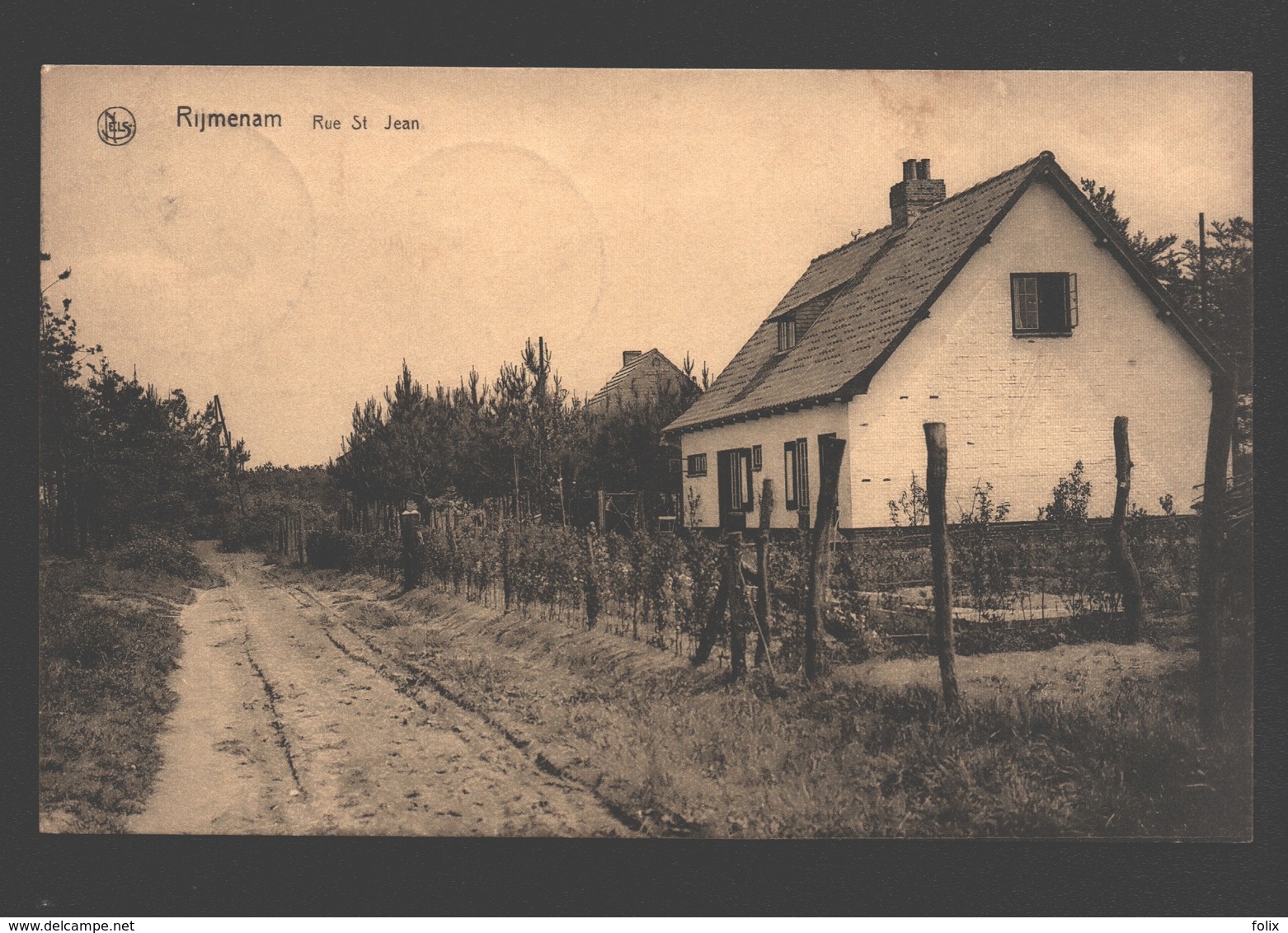 Rijmenam - Rue St. Jean - 1925 - Uitg. Thys, Hôtel Des Sapinières, Rijmenam - Bonheiden