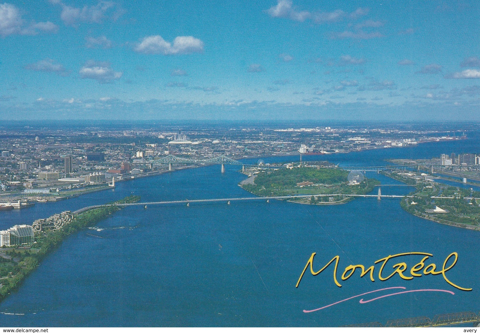 Vue Aerienne De Montreal, An Aerial View Of Montreal - Montreal