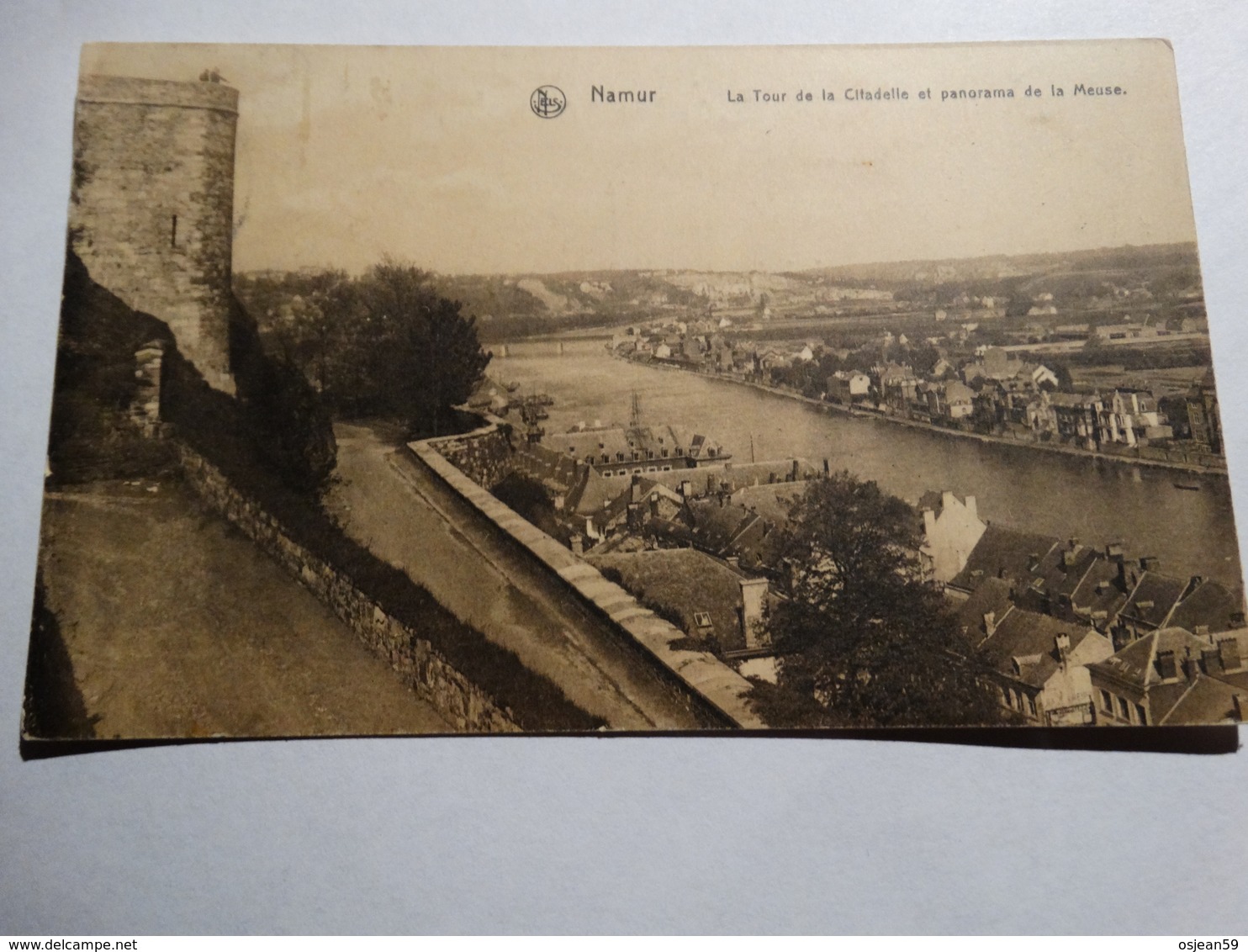 Namur - Citadelle - La Tour De La Citadelle Et Panorama De La Meuse. - Namur