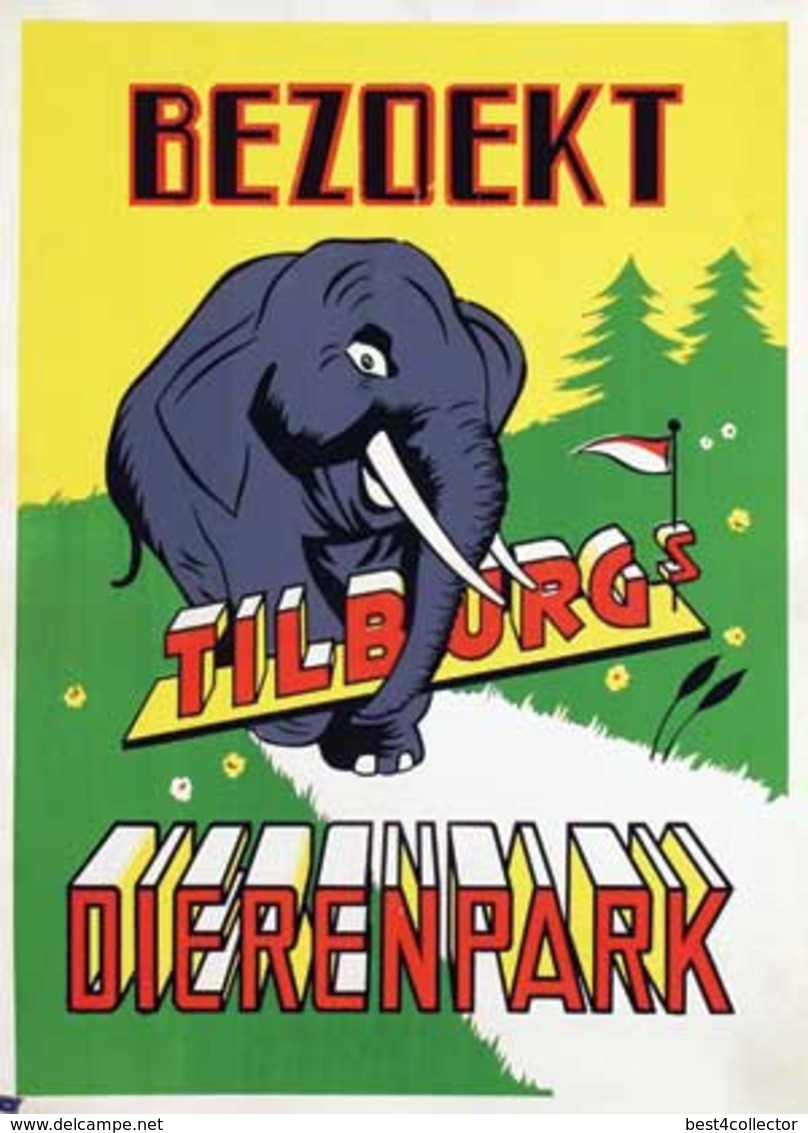 @@@ MAGNET - Bezoekt Tilburg Dierenpark, Elephant - Advertising