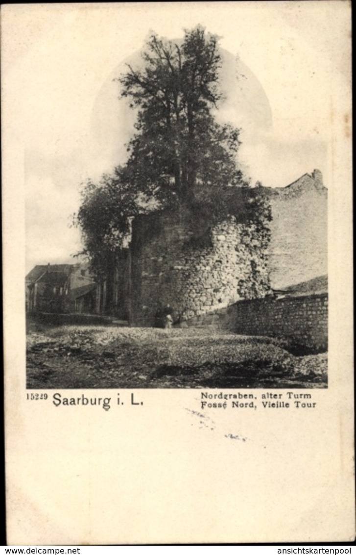 Cp Sarrebourg Saarburg Moselle, Nordgraben, Alter Turm - Other & Unclassified