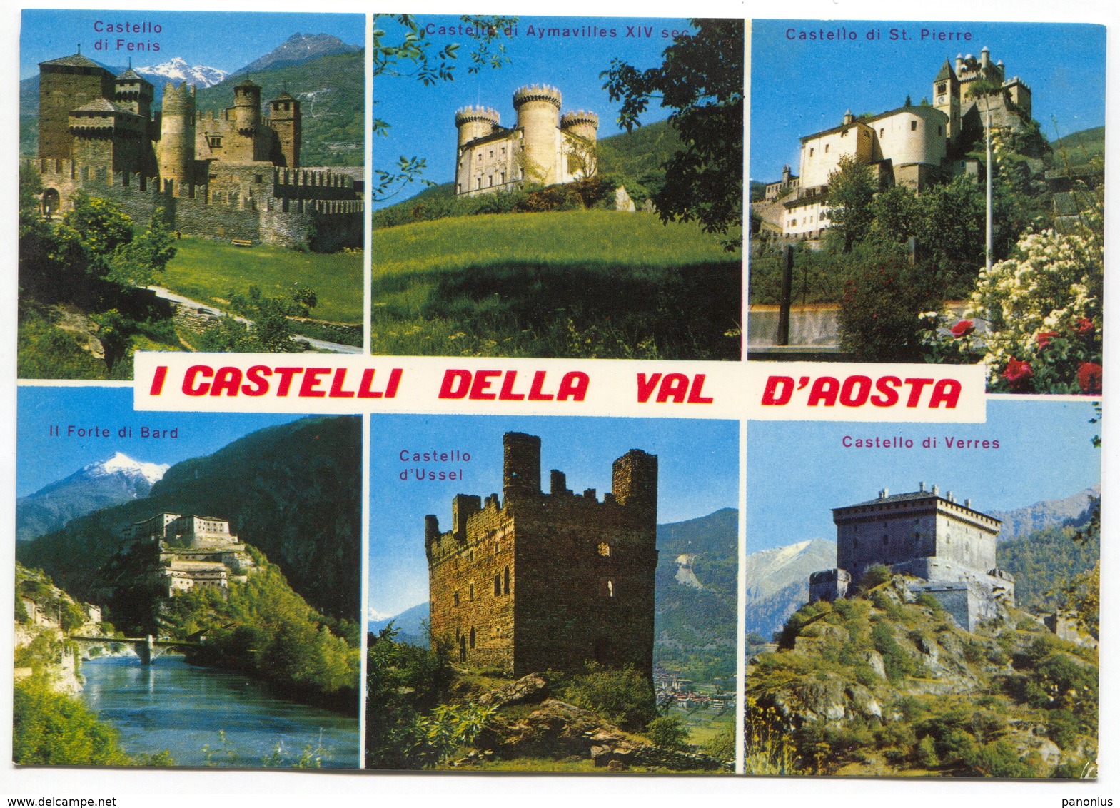 VAL D AOSTA - ITALY, CASTLE - Andere & Zonder Classificatie