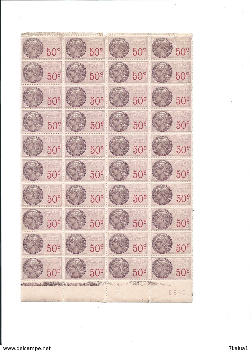 Lot De Timbres Fiscaux Anciens Sur 5 Pages. Divers Pays. - Collections (with Albums)