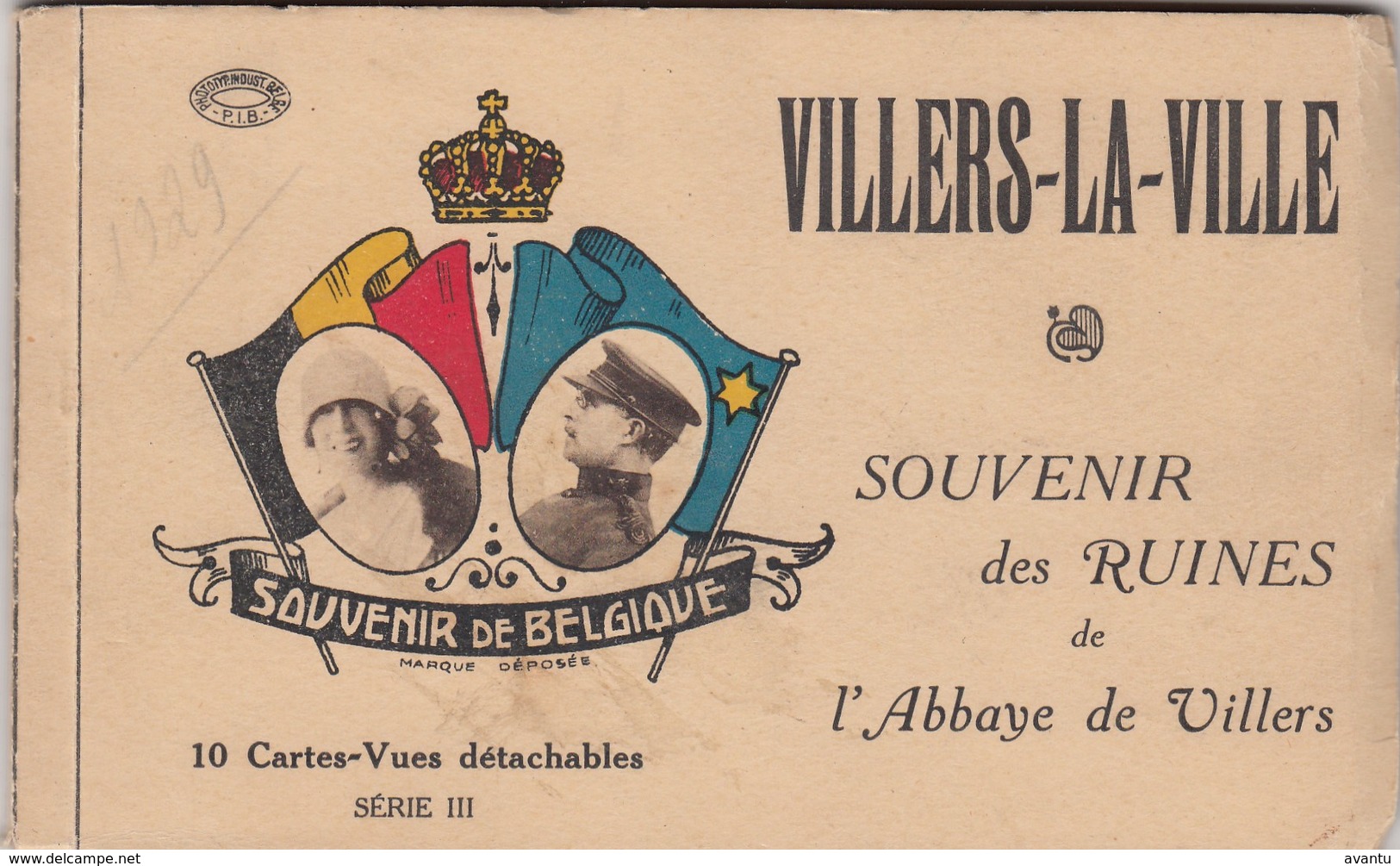 VILLERS LA VILLE / L ABBAYE / RUINES   /  CARNET  DE 10 CARTES - Villers-la-Ville