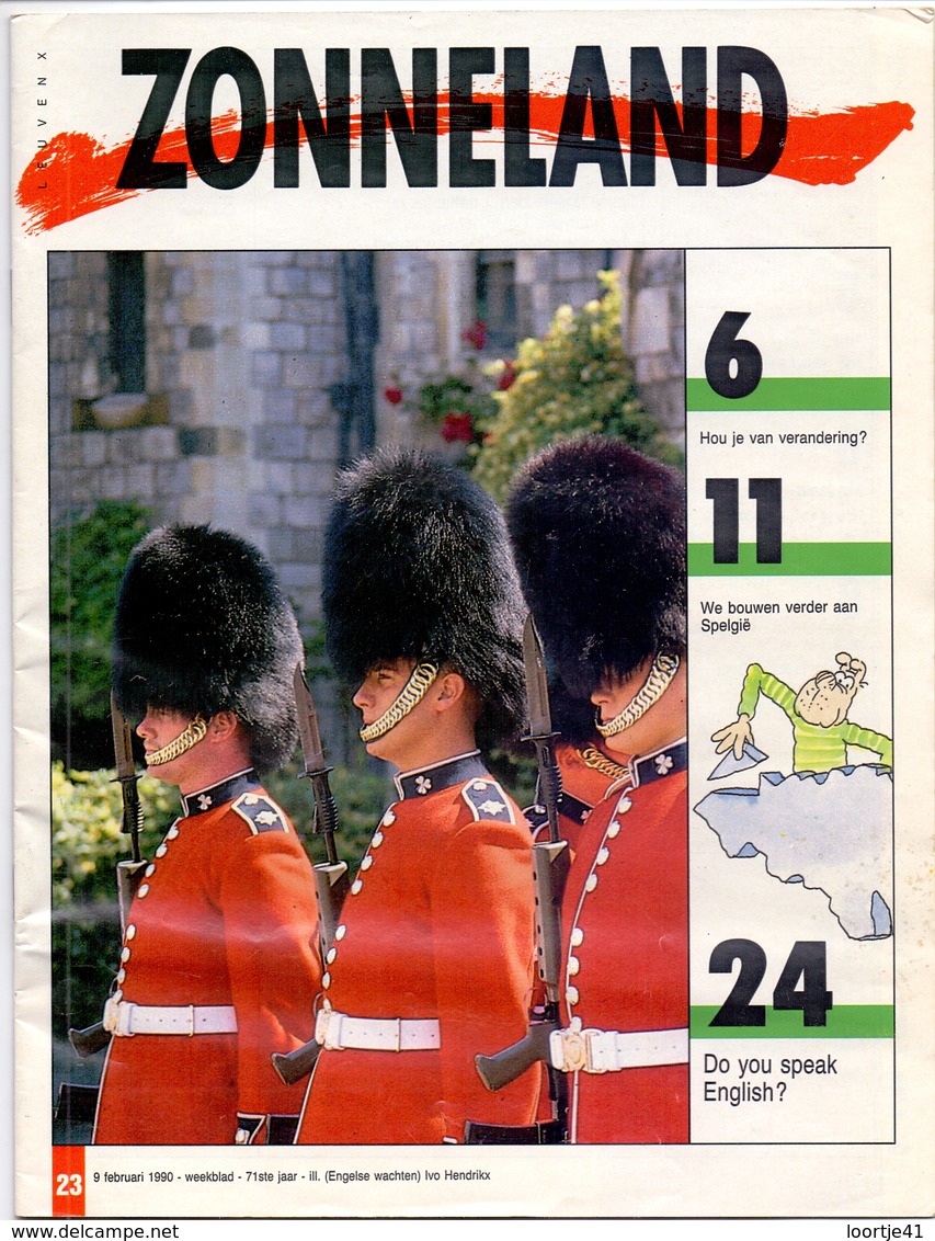 Tijdschrift Weekblad Magazine Voor De Jeugd - Strips - Zonneland - 9 Februari 1990 - Juniors