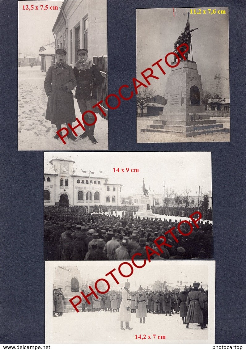 FOCSANI-Fokschan-16 PHOTOS Allemandes Legerement Collees-Guerre14-18-1WK-Militaria-Roumanie - Roumanie