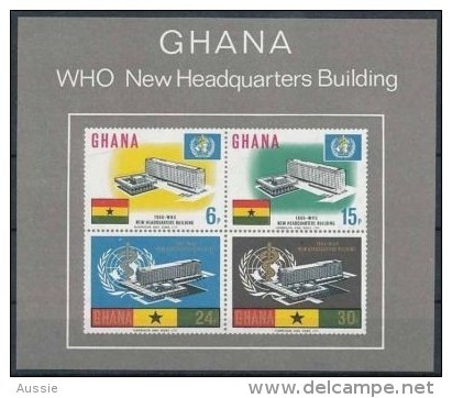 Ghana 1966 Yvertn° Bloc 21 *** MNH Cote 170 FF WHO - Ghana (1957-...)