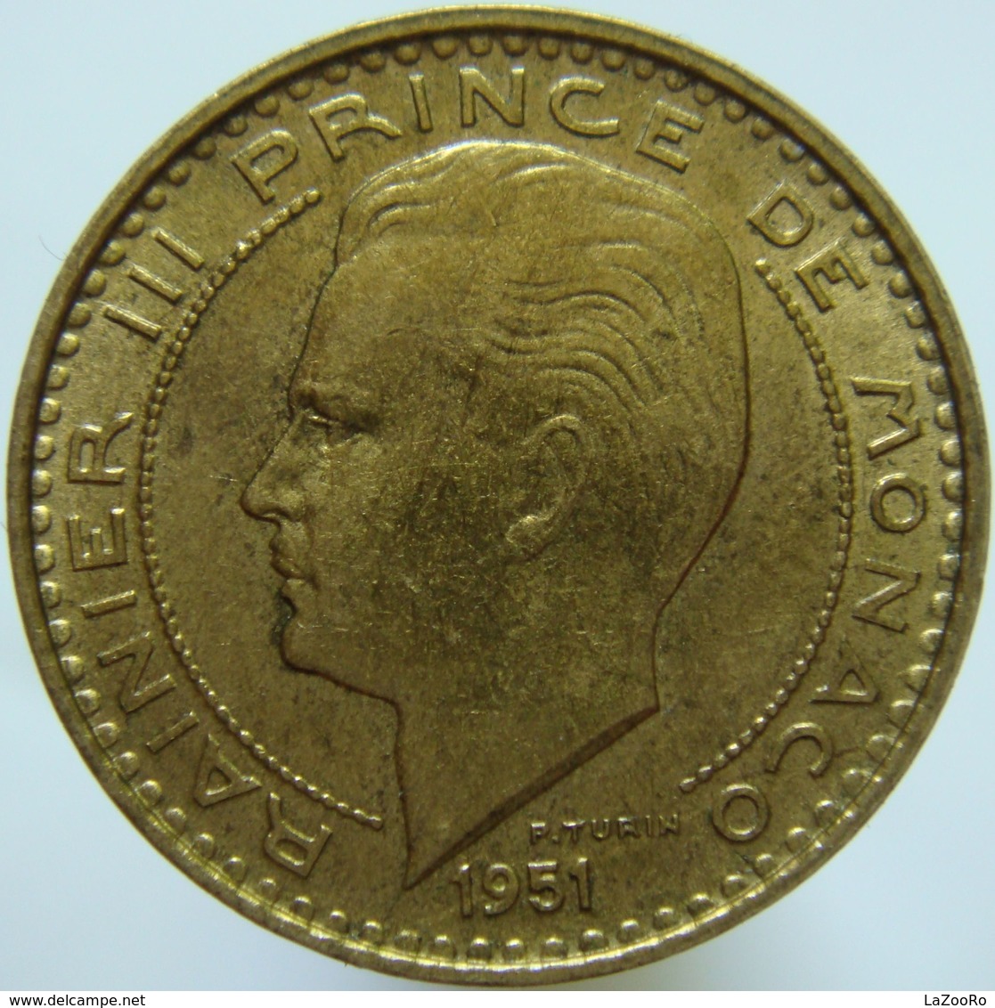 LaZooRo: Monaco 10 Francs 1951 UNC - 1949-1956 Oude Frank