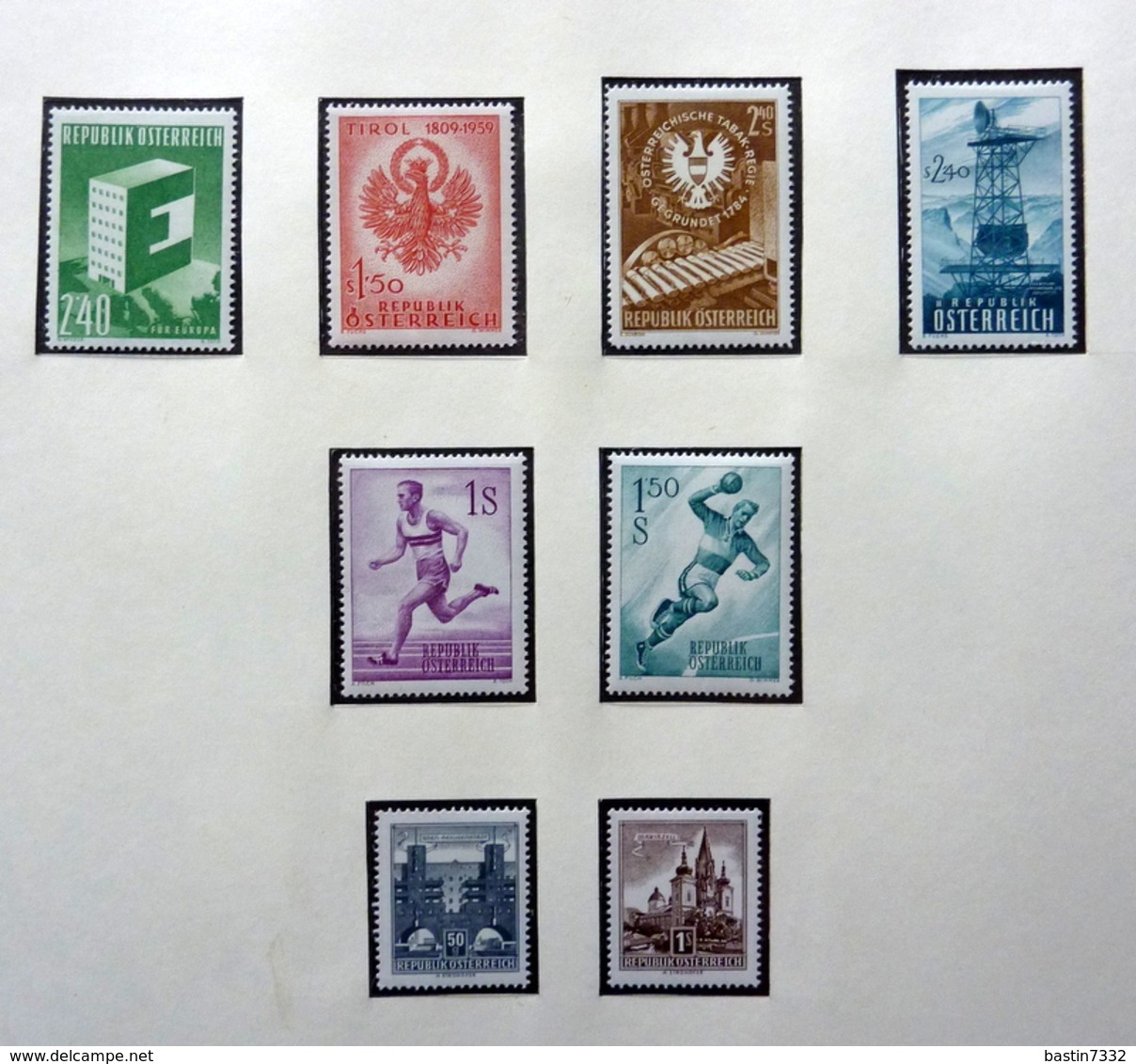 Austria/Oostenrijk/Österreich 1945-1981 in 2x(different) Lindner albums Mint/Postfris/Neuf sans charniere