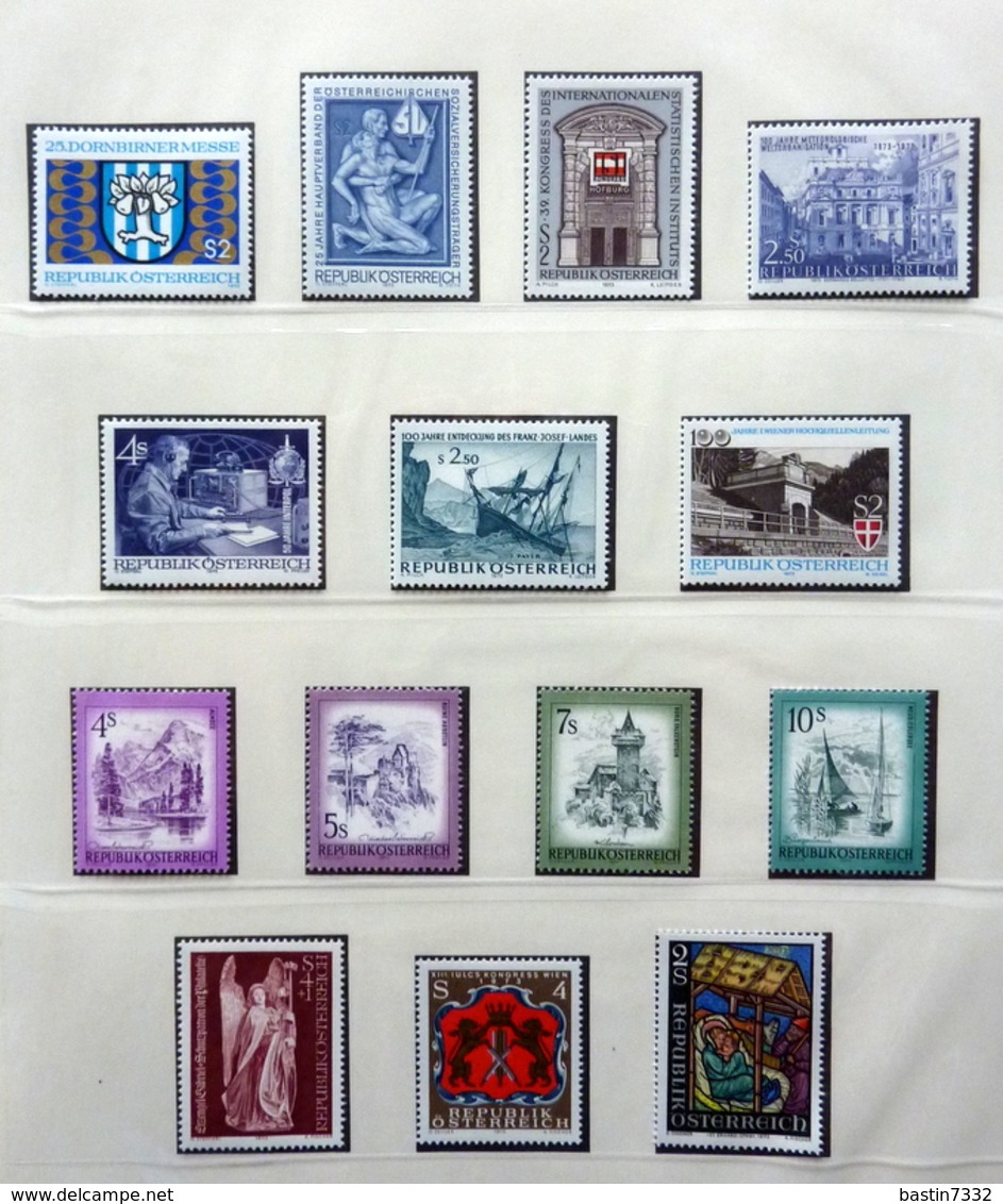 Austria/Oostenrijk/Österreich 1945-1981 in 2x(different) Lindner albums Mint/Postfris/Neuf sans charniere