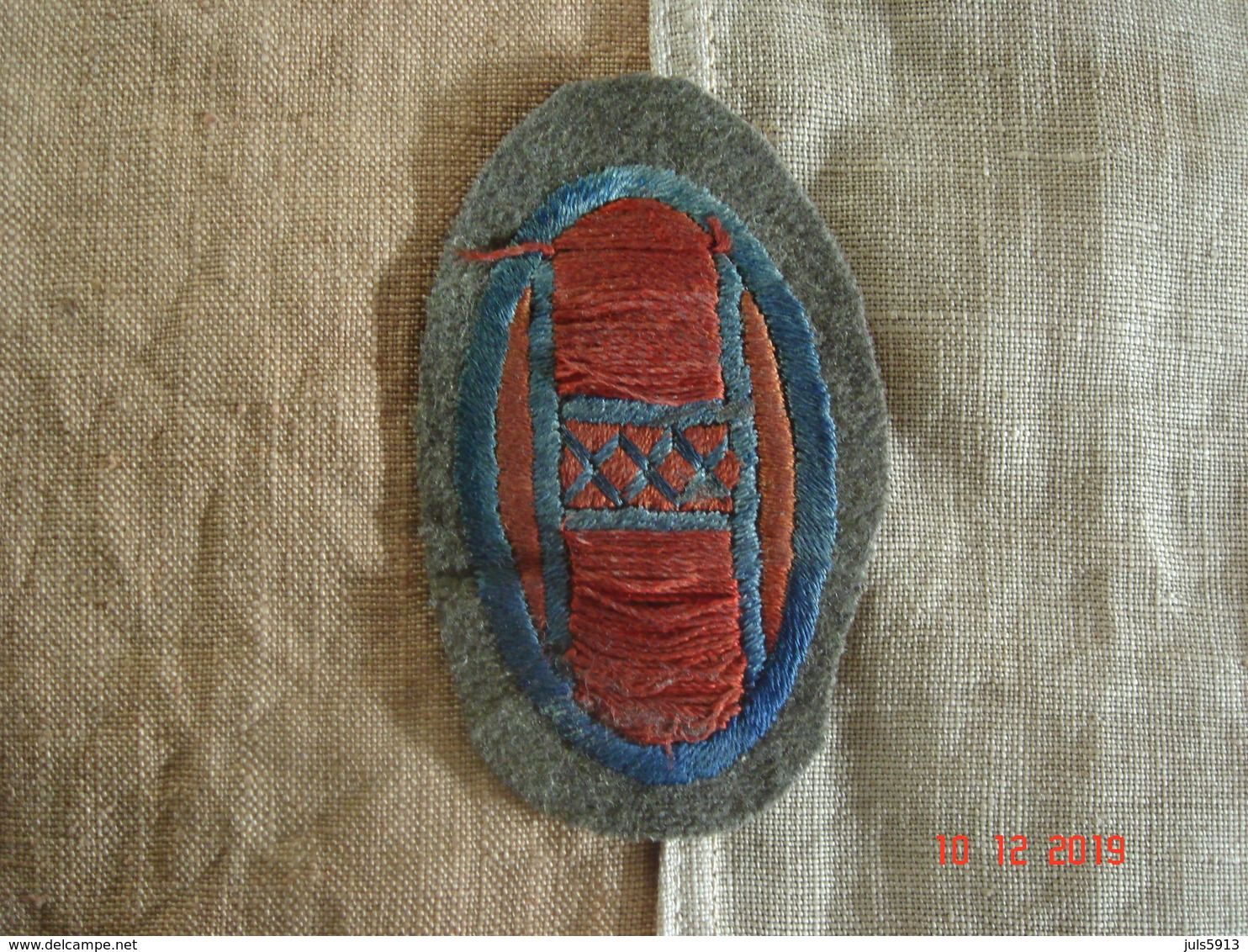 Patch Américain 30th Division 1918-1919 AEF WW1 - 1914-18