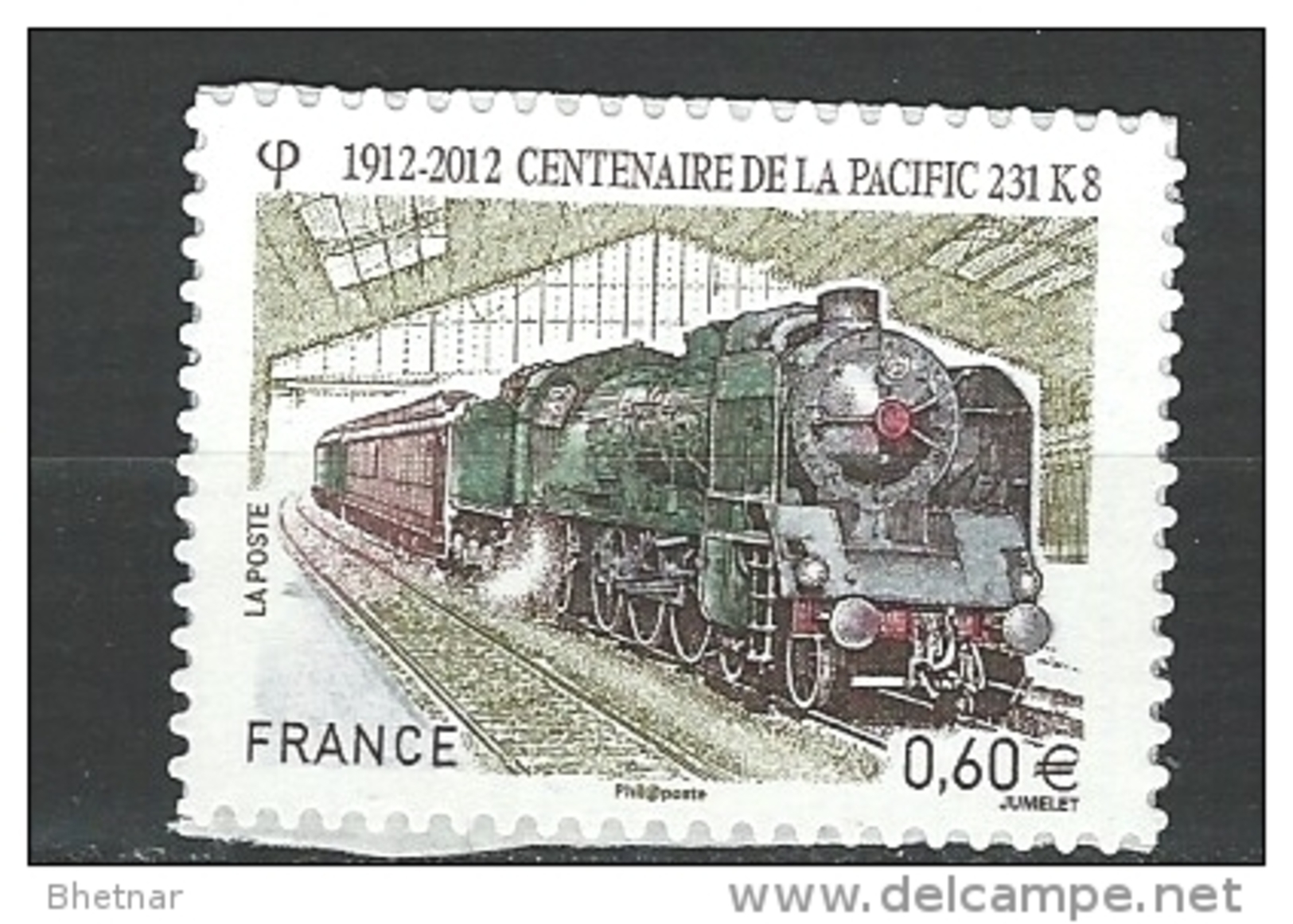 FR Adhesif YT 711 (4655) " Train " 2012 Neuf - Altri & Non Classificati