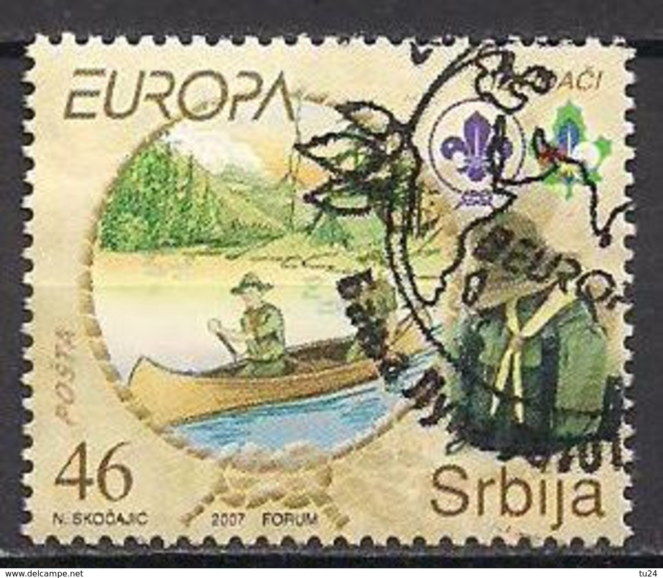 Serbien  (2007)  Mi.Nr.  195  Gest. / Used  (3gb10)  EUROPA - Serbien