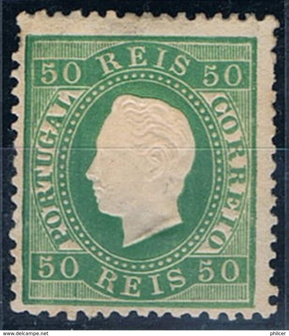 Portugal, 1870/6, # 41 Dent. 12 3/4, Tipo I, MH - Neufs