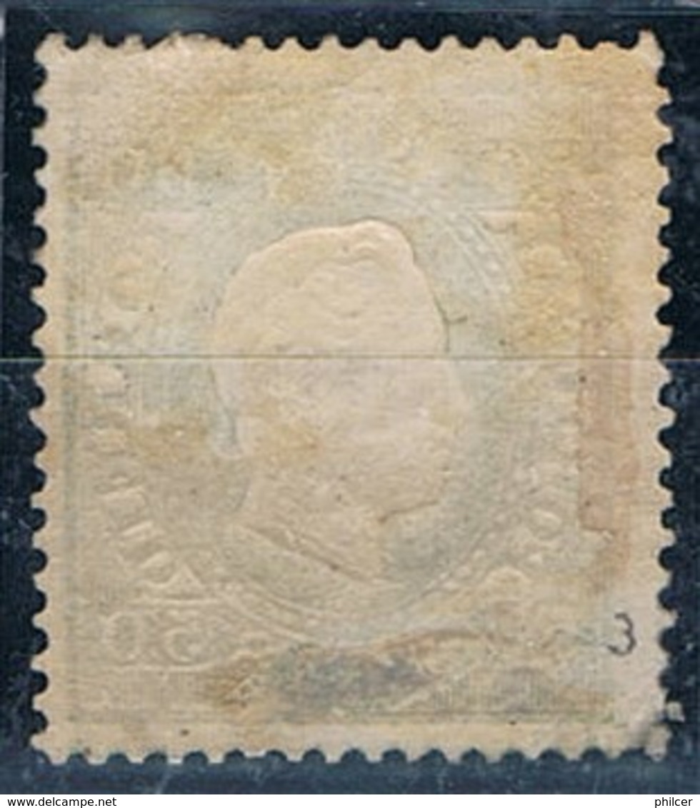 Portugal, 1870/6, # 41c Dent. 13 1/2, Tipo I, MH - Ongebruikt