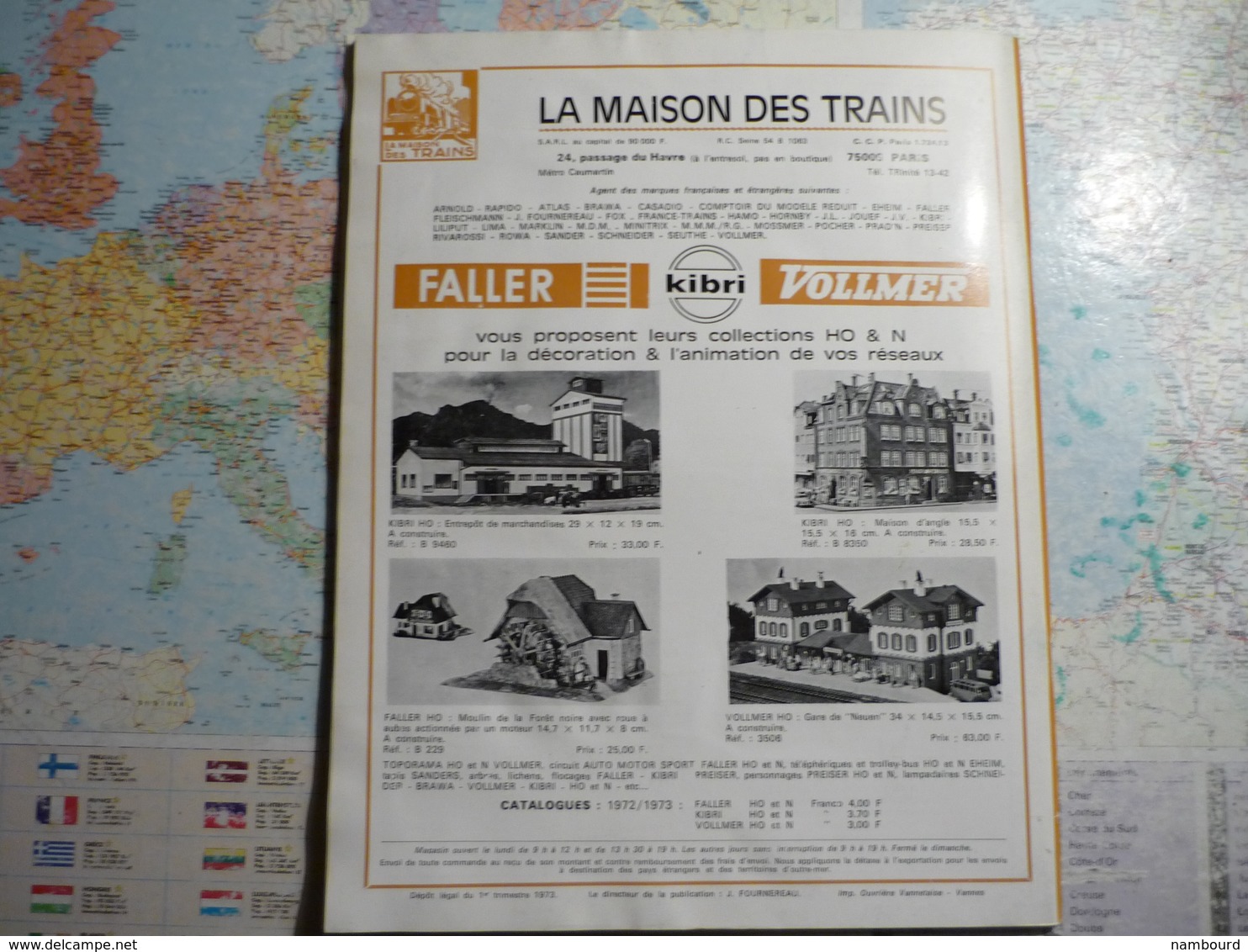 Loto revue N°335 Janvier 1973 avec supplément poster La "Napoléon"