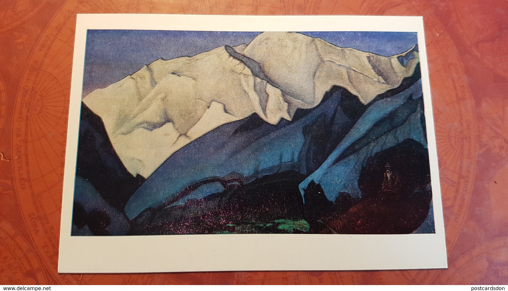 Nicholas Roerich - "Santana"   HIMALAYA - Old USSR PC 1980 Rare Edition - Tibet