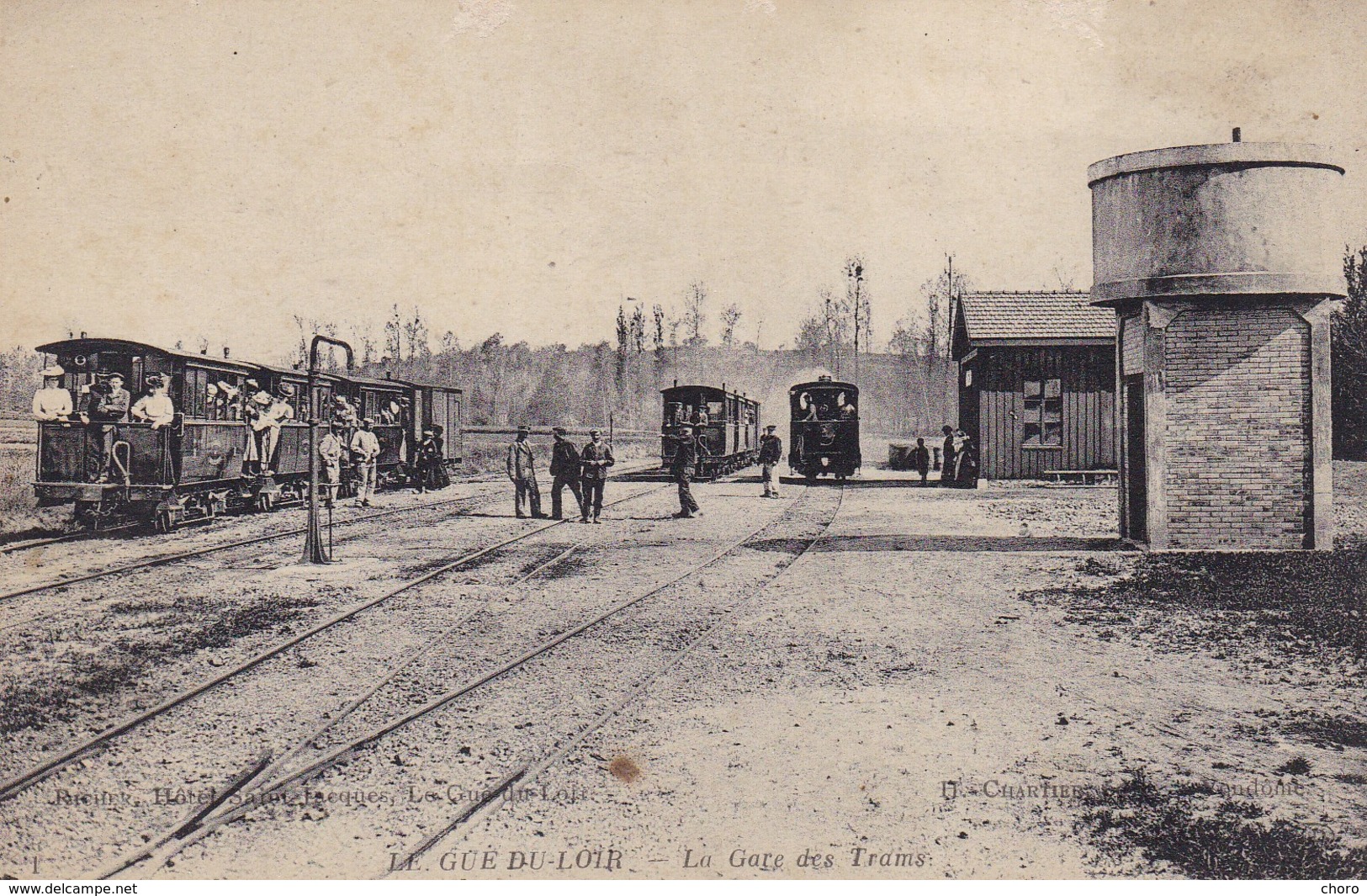 41 - LE GUE DU LOIR - GARE DES TRAMS - Autres & Non Classés