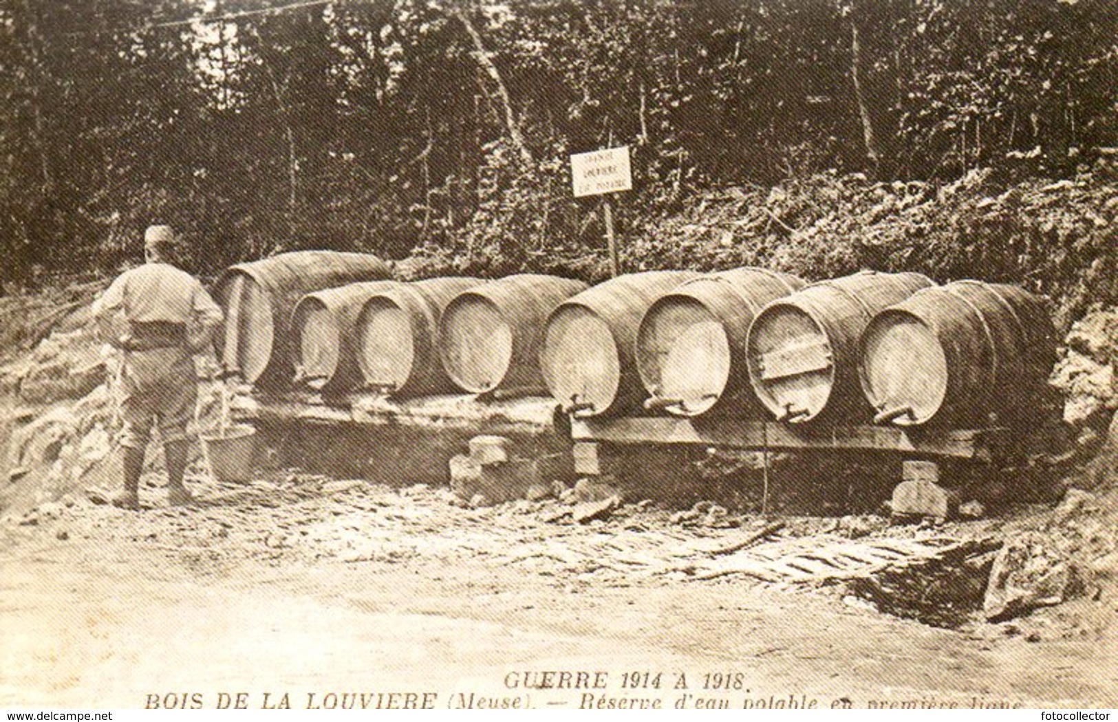 Guerre 14 18 : Apremont La Forêt (55) Réserve D'eau Potable Au Bois De La Louvière - Guerra 1914-18