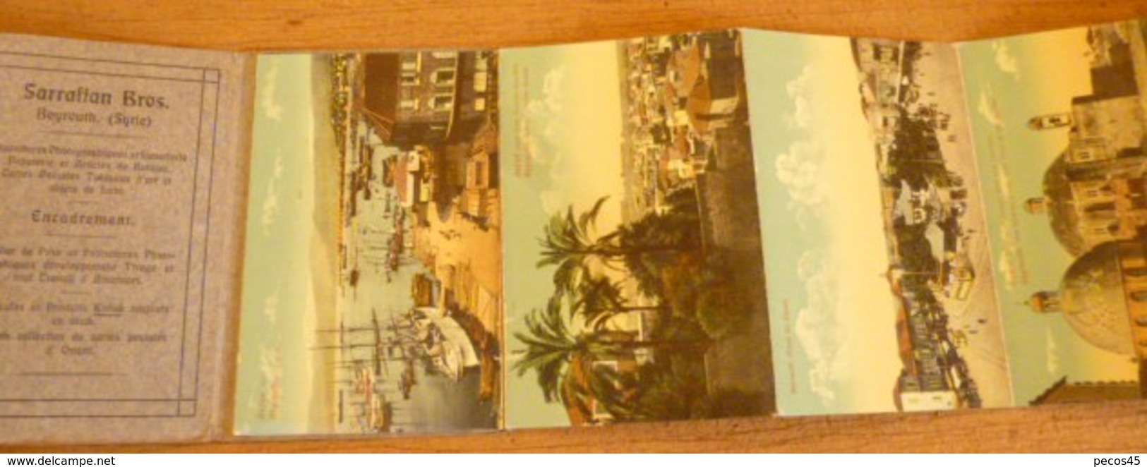 BEYROUTH / Syrie (Empire Ottoman, Avant 1914/18) : Dépliant 10 Vues. - Tourism Brochures