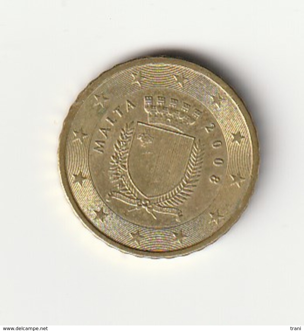 MONETA DA 0,10 EURO DEL 2008 - Malta