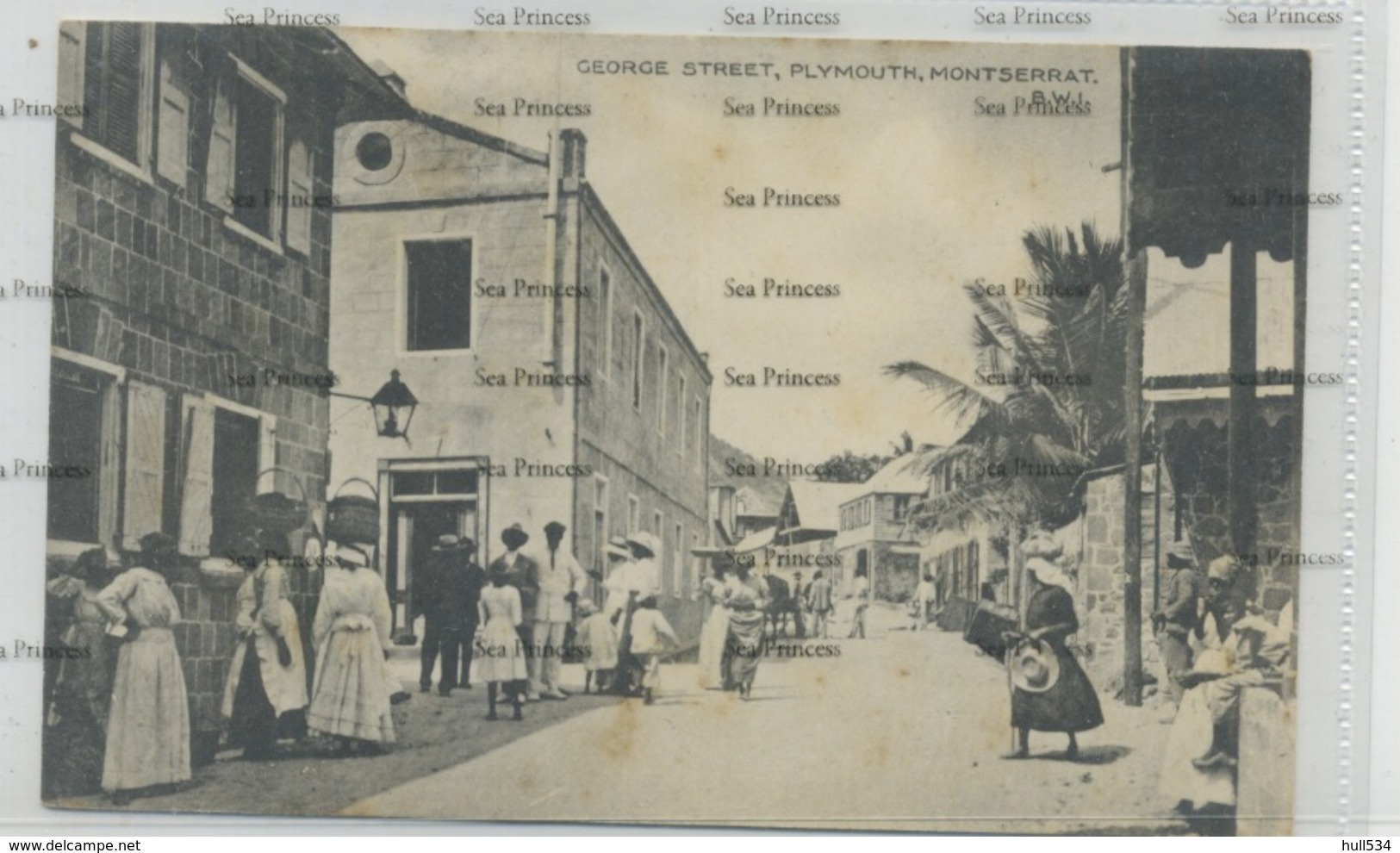 West Indies Montserrat George Street Plymouth 1910s-20s WH Irish D Hope Published - Other & Unclassified