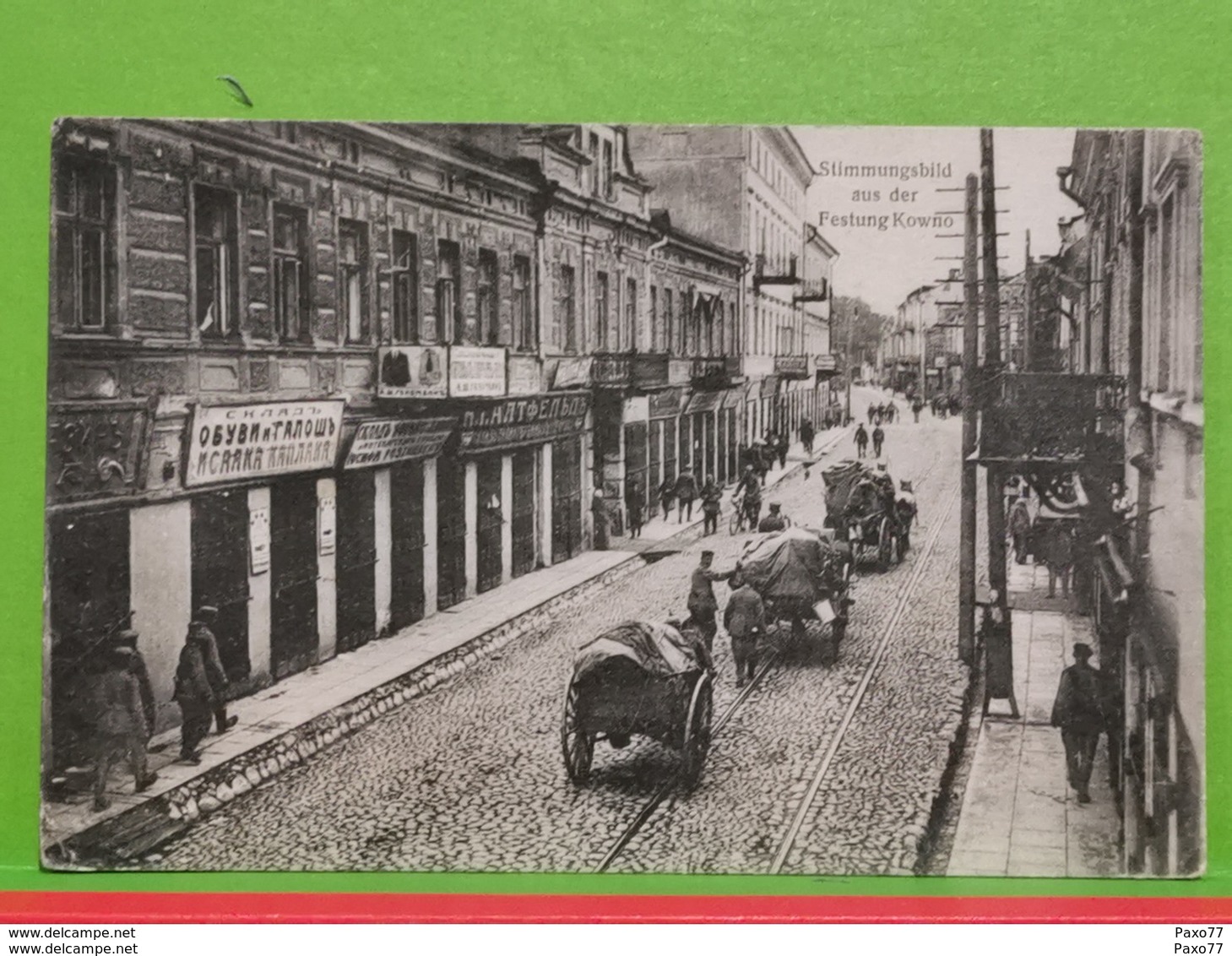 Stimmungsbild Aus Der Festung Kowno. Feldpoststation 1915 - Litauen